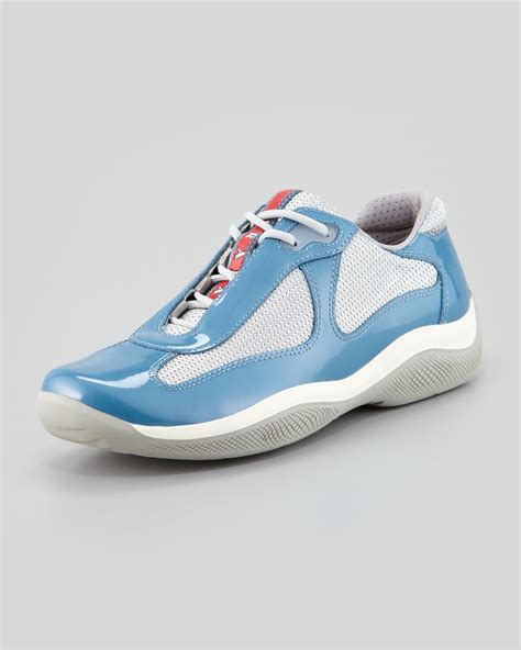 prada americas cup sneakers blue.